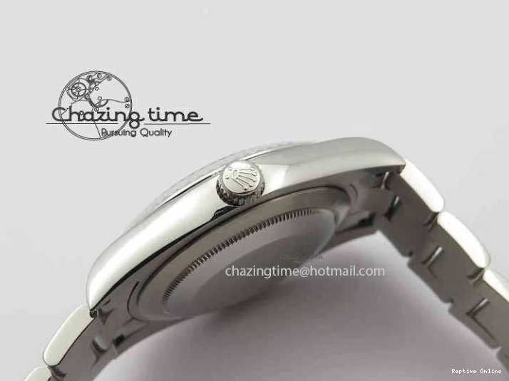 0214 Packable DateJust II 41mm SS BP Maker Best Edition Gray Dial Diam On SS Bracelet SA 3729